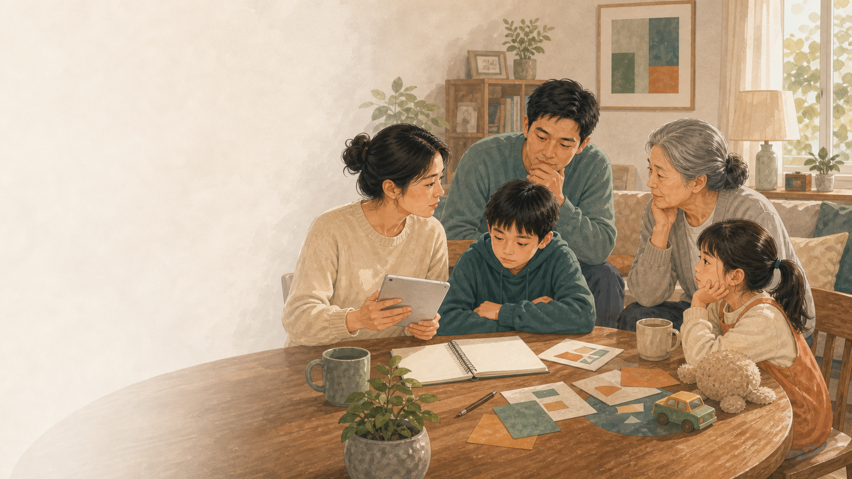 共同养育人一起查看教养报告